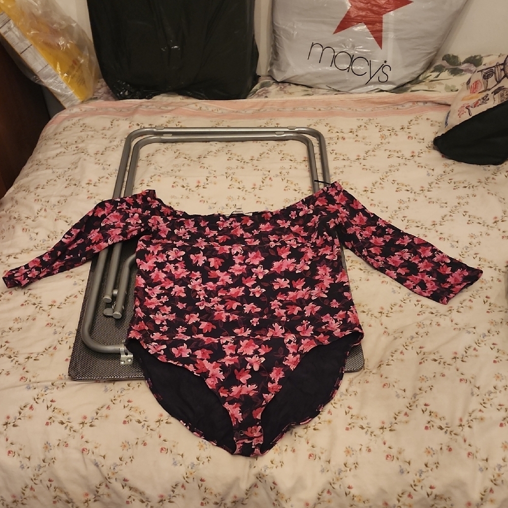 Floral Off-Shoulder Bodysuit